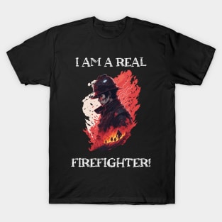 I am a real Firefighter T-Shirt